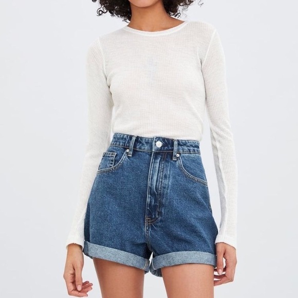zara jeans short